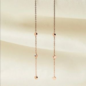 Le memo Rose Gold Treasure Earrings